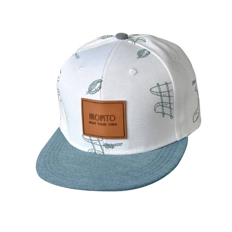 

Кепка снепбек Monto с прямым козырьком Белая, Унисекс, Белый