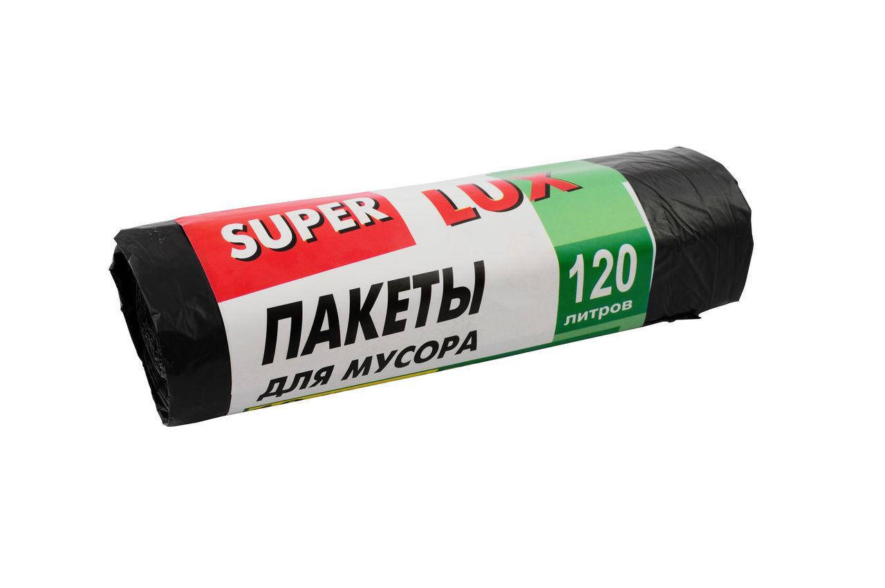 

Мешок д/мусора 120л/10 шт LD "Luxе", Черный