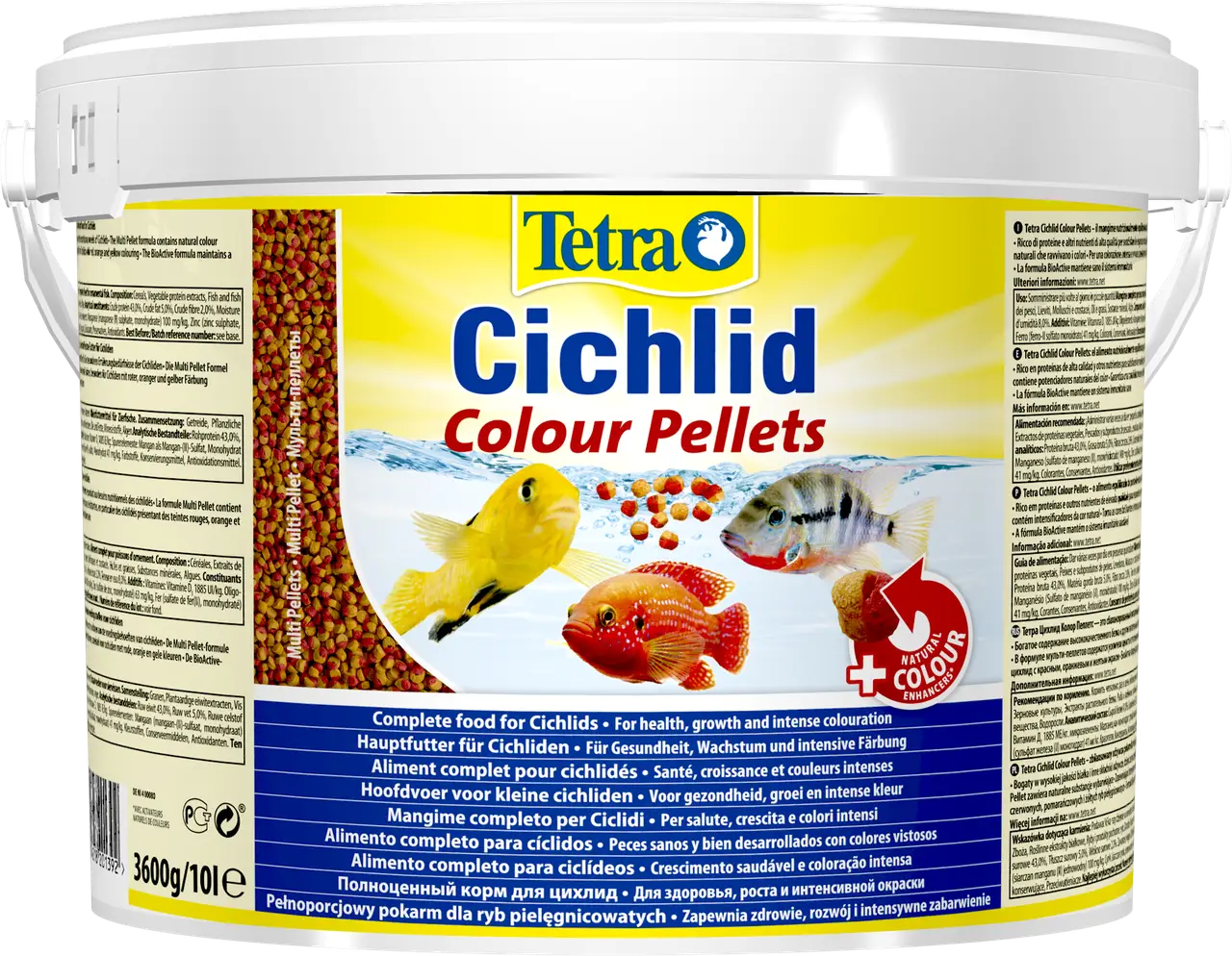 

Корм для рыб, Tetra Cichlid Color 200ml/75г (развес). Мульти-гранулы