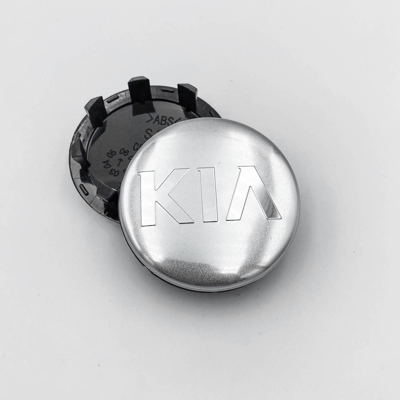 

Колпачки (заглушки) в литые диски KIA (КИА) 58 мм Лого Хром Серебристые