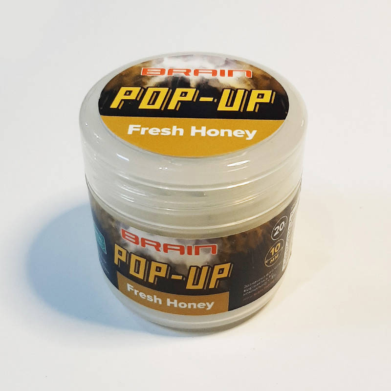 

Бойлы плавающие Fresh Honey (мёд с мятой) Brain Pop-Up F1 20г