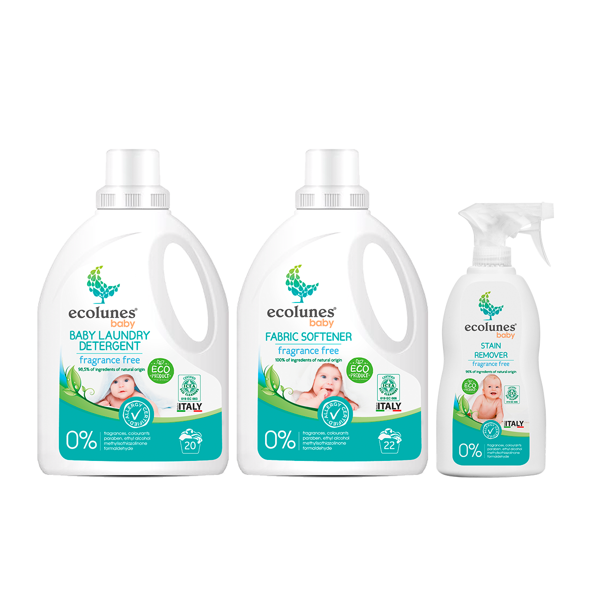 

Эконом набор для стирки детской одежды Ecolunes