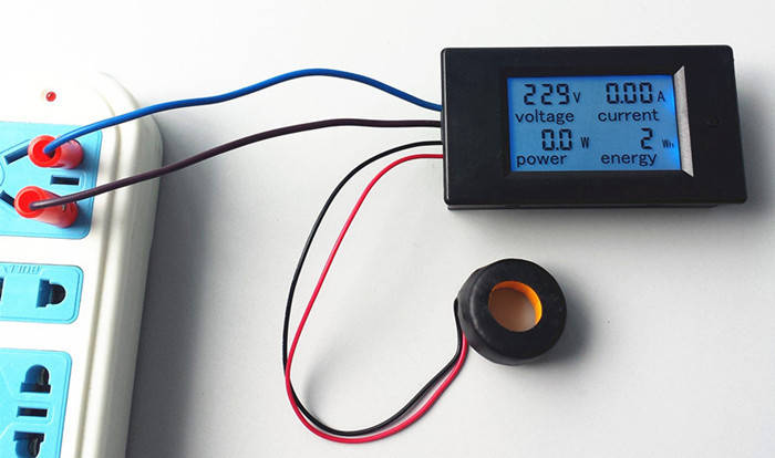 

Измеритель,Напряжения,Тока,Ваттметр, PeaceFair PZEM-061 LCD AC80-260V, 100A