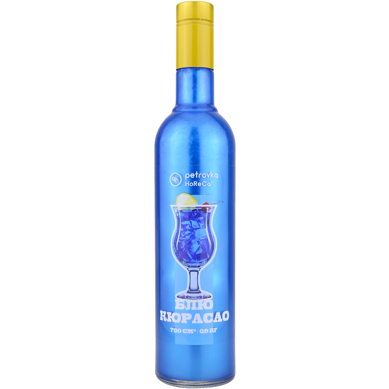

Сироп с глиттером «Блю кюрасао» PETROVKA HoReCA 700 мл