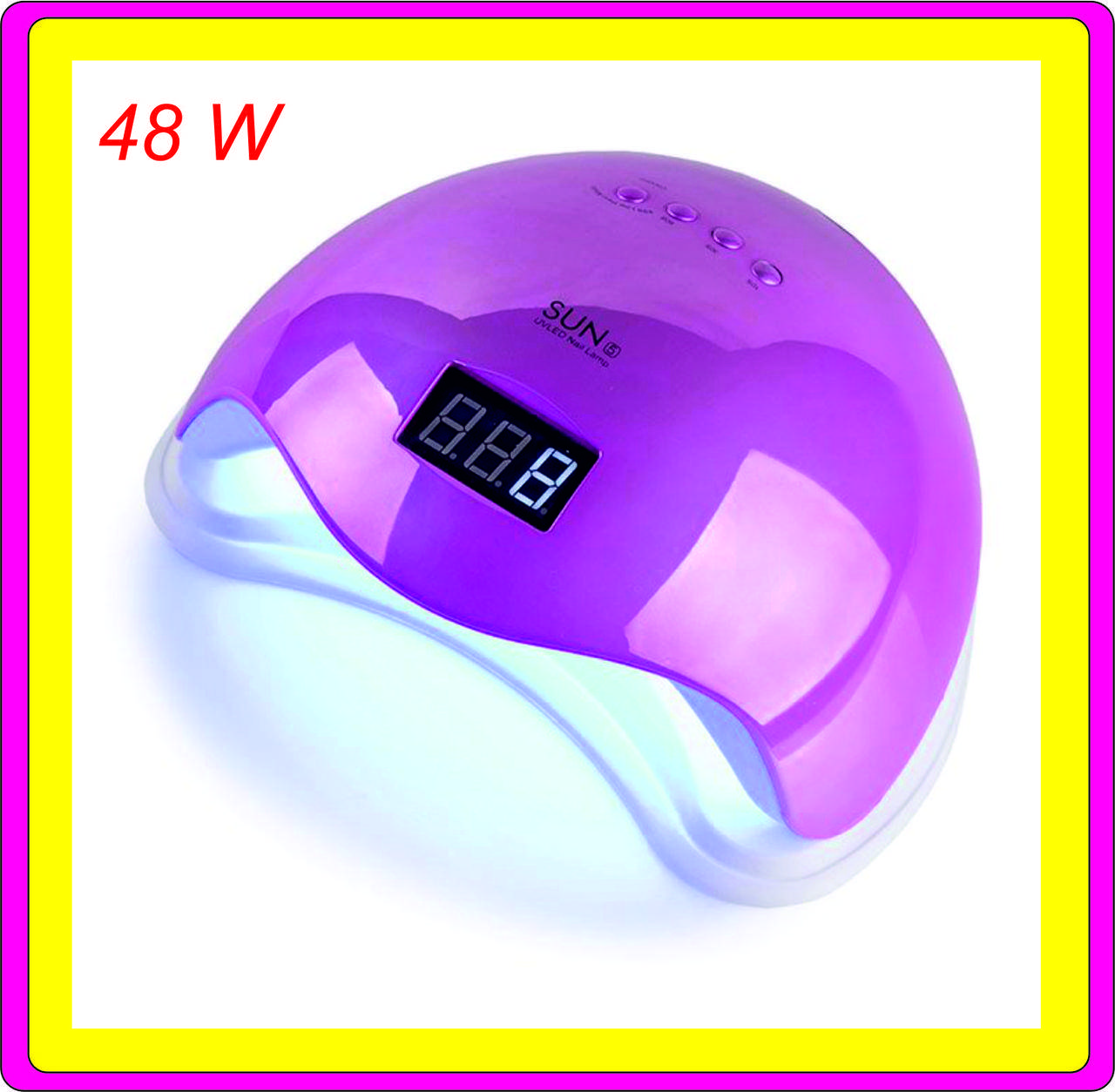 

Лампа для маникюра и педикюра SUN 5 48W UV+LED (UV Лампа SUN для ногтей, лед лампа для сушки гель лака)