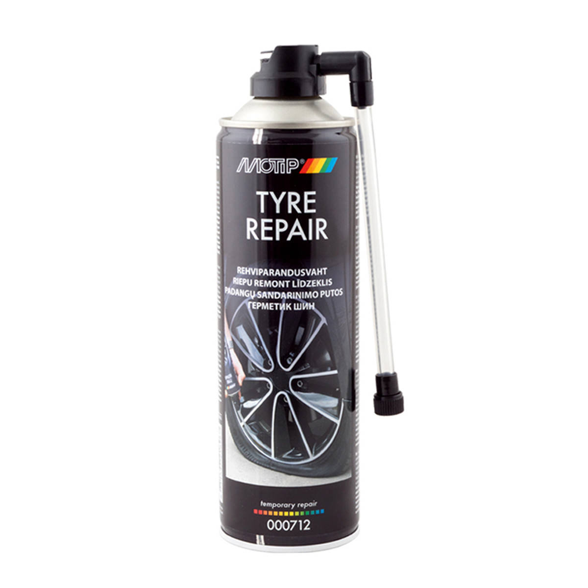 

Аварийный герметик для шин Motip Black Line Tyre Repair 500 мл (000712)