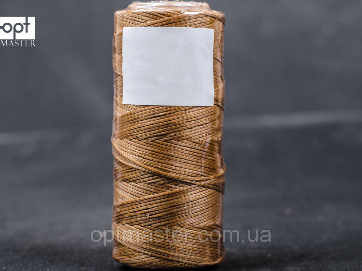 

Нитка вощёная, т. 1.2 мм, (плоский шнур) 100 м, цв. болотный
