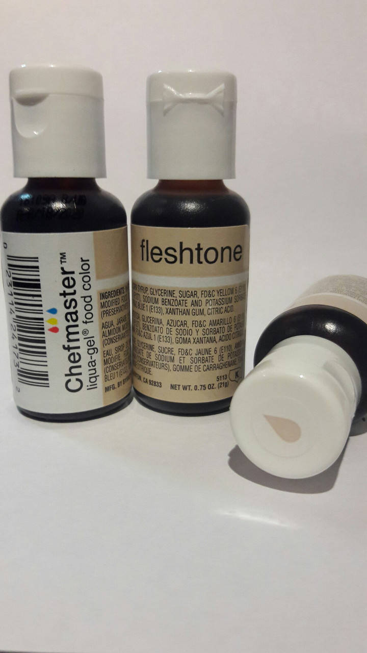 

ГЕЛЕВЫЙ КРАСИТЕЛЬ CHEFMASTER FLESHTONE / ТЕЛЕСНЫЙ, 20 ГРАММ (США )