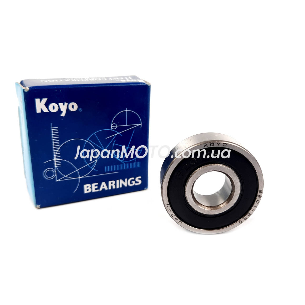 

Подшипник редуктора 6201-2RS 12*32*10 (пер. колесо QT50, ред-р Honda, Suzuki, GY6 50) KOYO