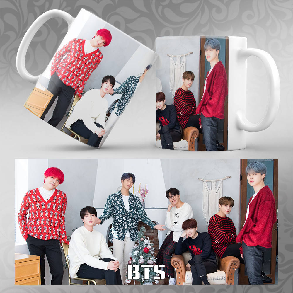 

Чашка K-Pop BTS 069, Белый