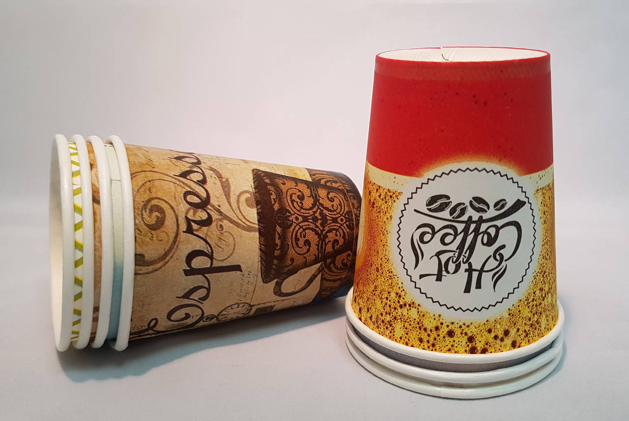 

Стакан бумажный 175/185 мл 100 шт, Белый