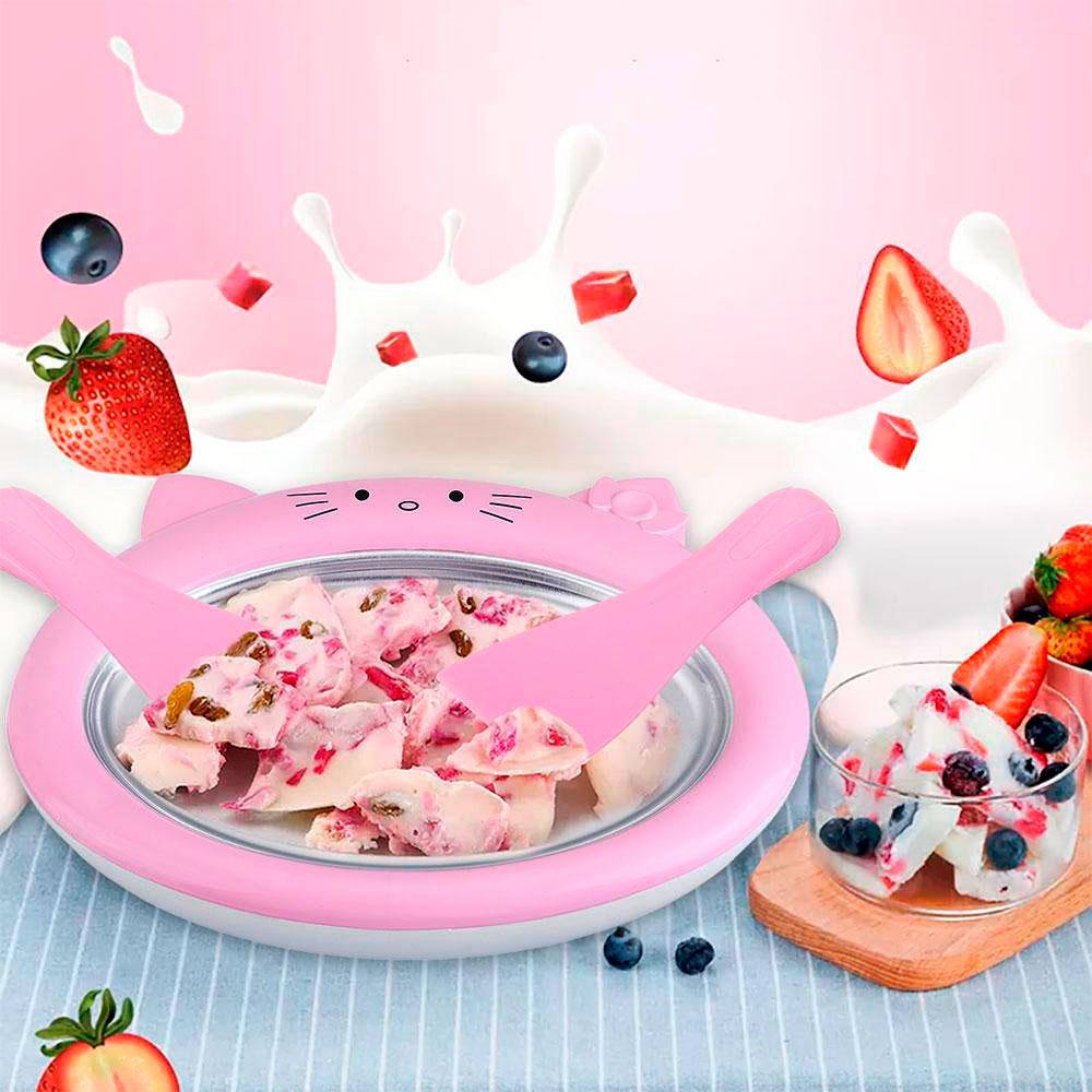 

Аппарат для приготовления мороженного Mini Fried Ice Machine / Мороженица (777)