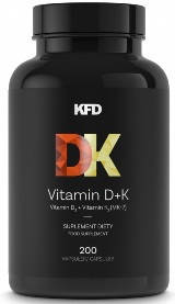 

Витамин Д3 - KFD Vitamin D3+K2 (MK-7) / 200 capsules