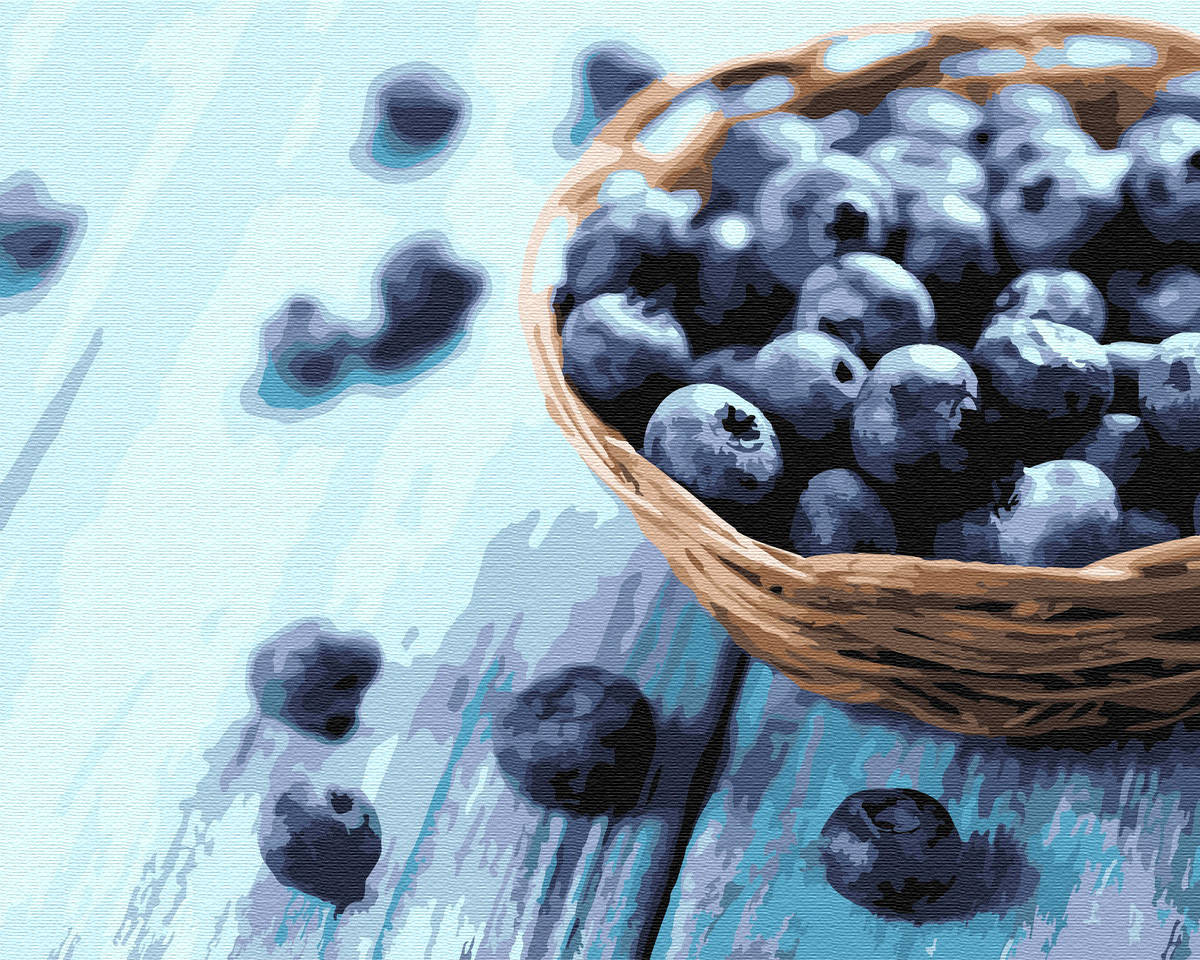 

Картина по номерам Brushme Черника OGX31481 40x50 см