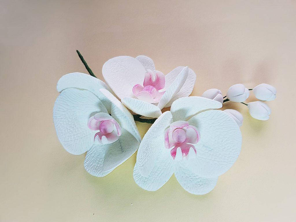 

Цукрова прикраса для кондитерських виробів Гілочка орхідеї, Белый