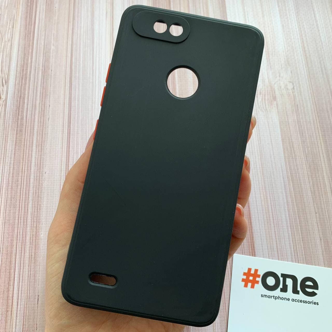 

Чехол для Tecno Pop 2F плотный силиконовый матовый чехол на техно поп 2ф черный SQA