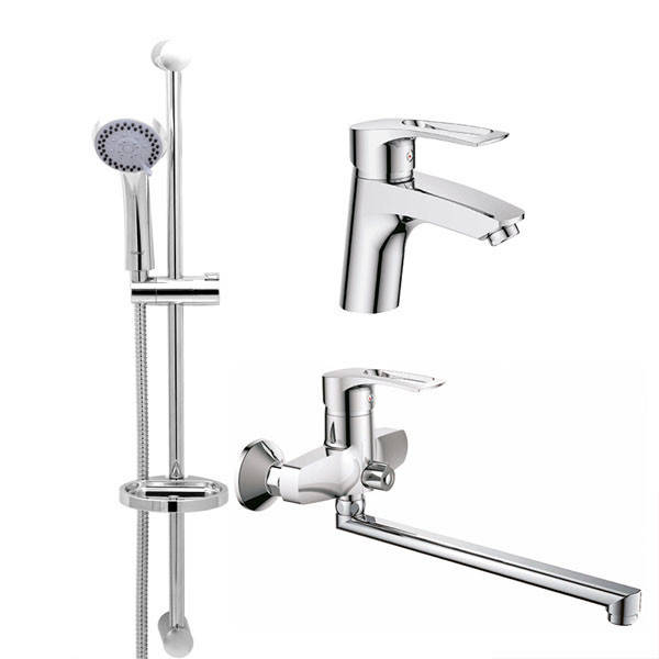 

Комплект смесителей для ванной Haiba Hansberg SET - 3