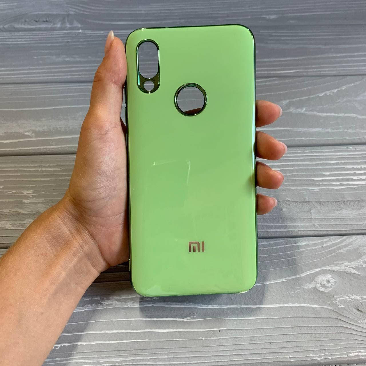 

Чехол накладка для Xiaomi Redmi 7 (редми 7) мятный цвет красивый чохол
