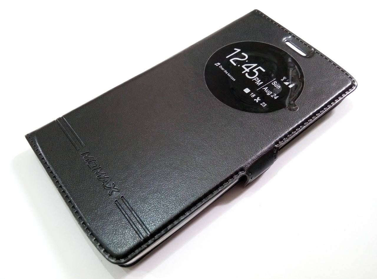 

Чехол книжка с окошком momax для LG G4s / G4 Beat h734 / h735 черный