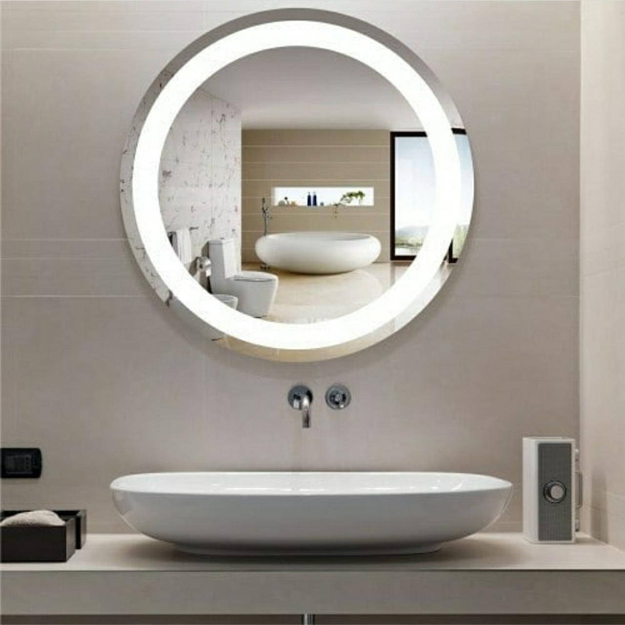 

Круглое зеркало с фронтальной LED подсветкой , арт. 80