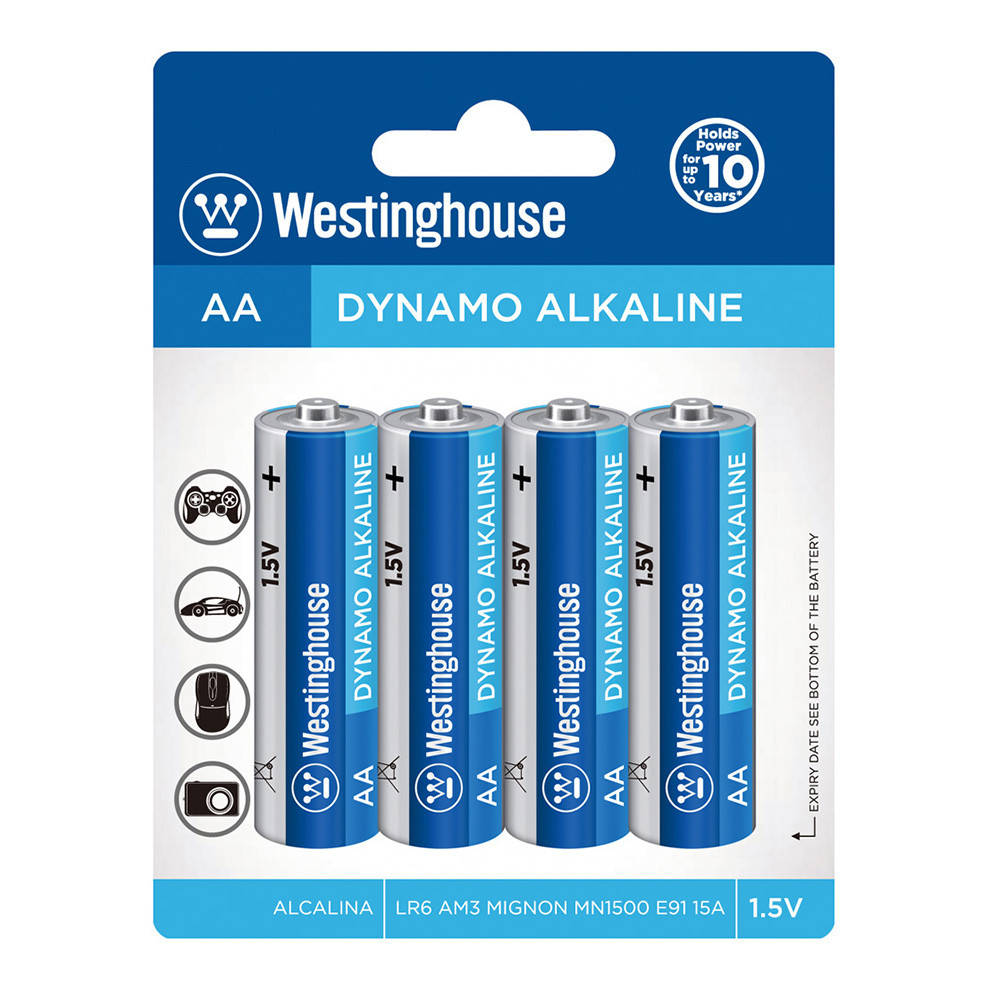

Батарейка Westinghouse Dynamo Alkaline AA (4шт)