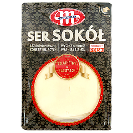 

Сир нарізка Млековіта сокол Mlekovita Sokol 150g 12шт/ящ (Код : 00-00012366)