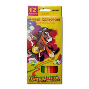 

Карандаши Цветные 12 цветов "Пегашка" 1010-12СВ Marco, Разные цвета