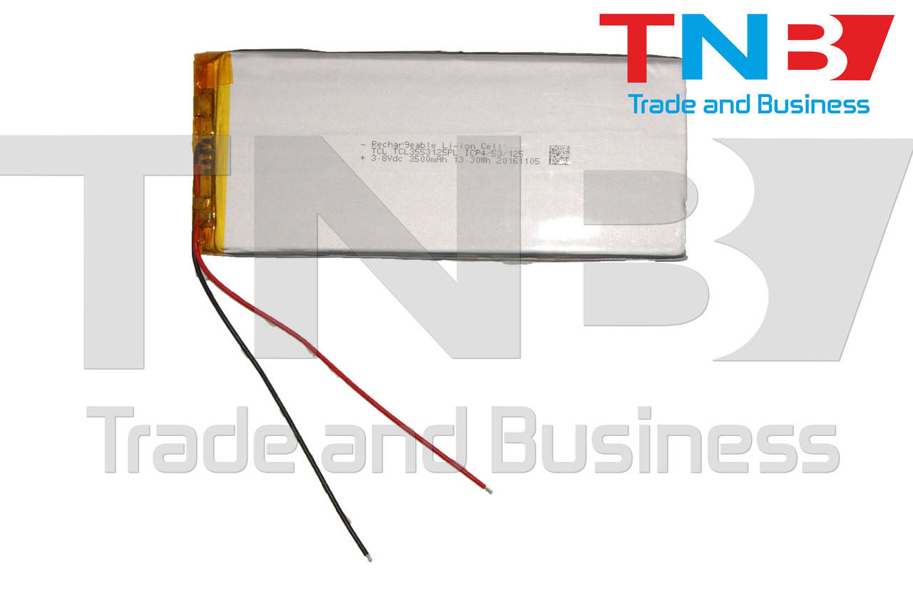 

Батарея для планшета 3,7V 125x52x3mm 2pin 4000mAh