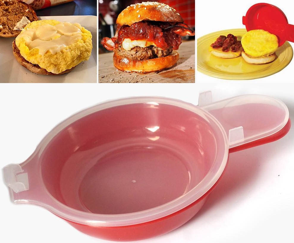 

Форма для приготовления яиц в микроволновке Easy Eggwich | Форма для омлета