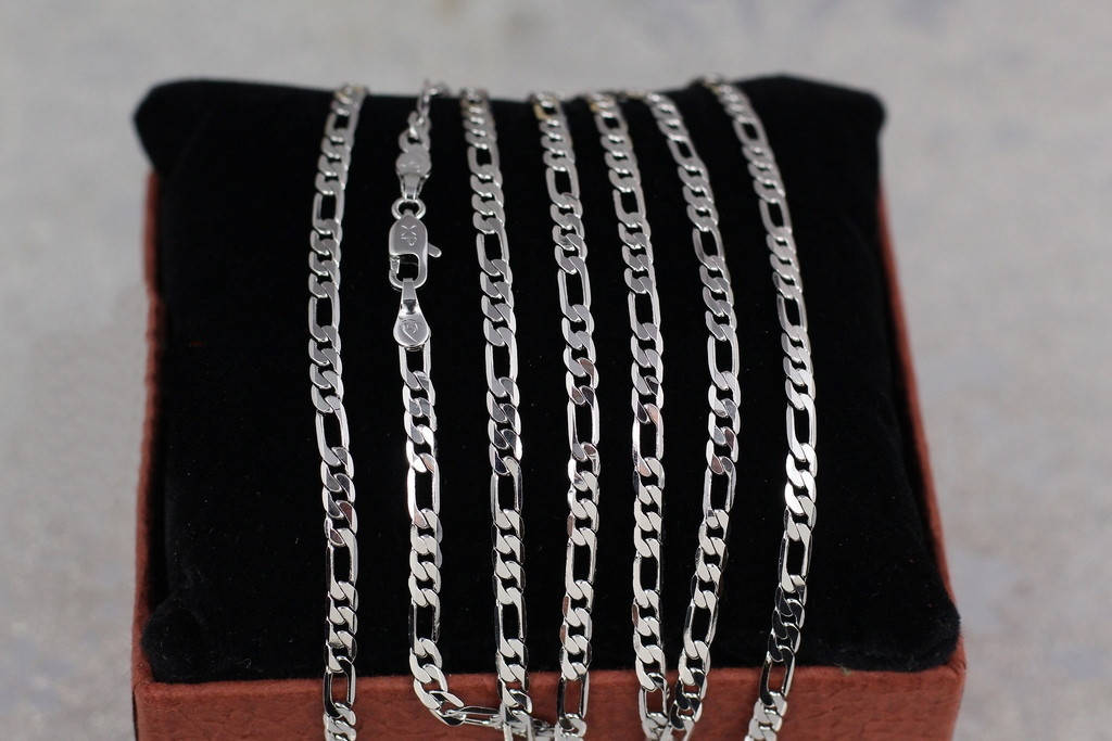 

Цепь Xuping Jewelry фигаро 60 см 3 мм серебристая