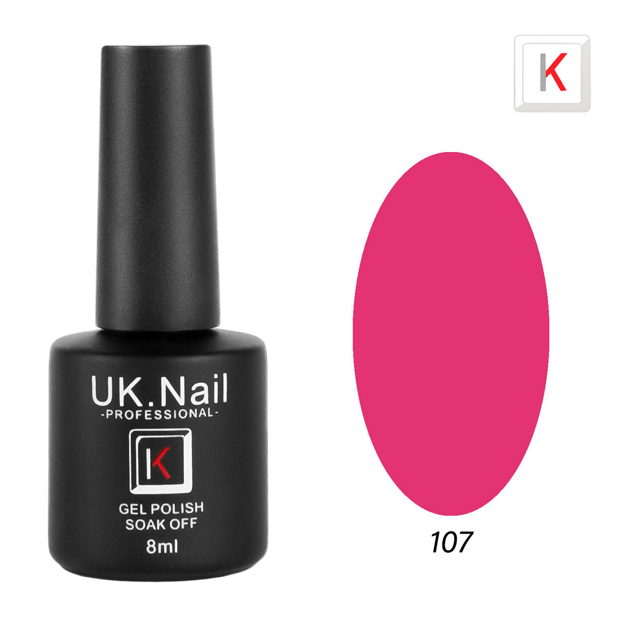 

Гель-лаки UK.Nail 8 мл, №107