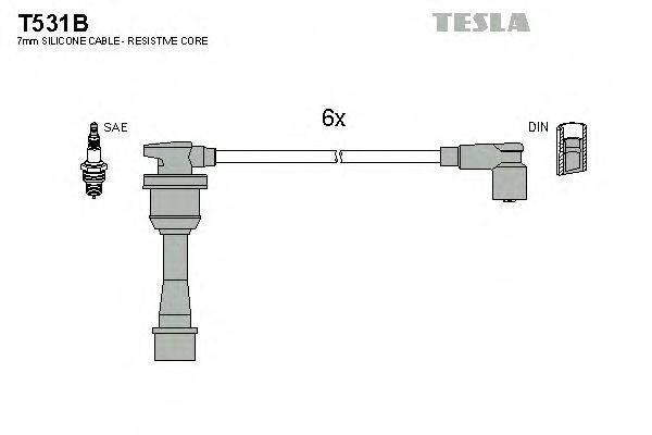 

Высоковольтные провода Tesla T531B для Mitsubishi