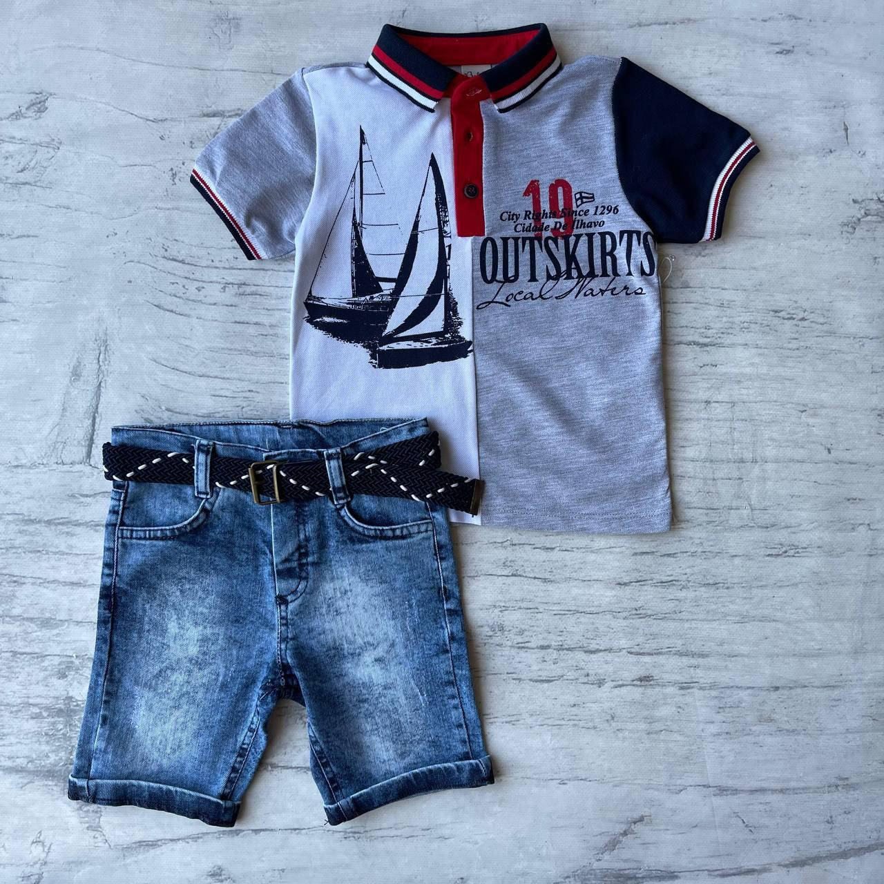 

Летний костюм на мальчика 173. Размер 98 см, 104 см, 110 см