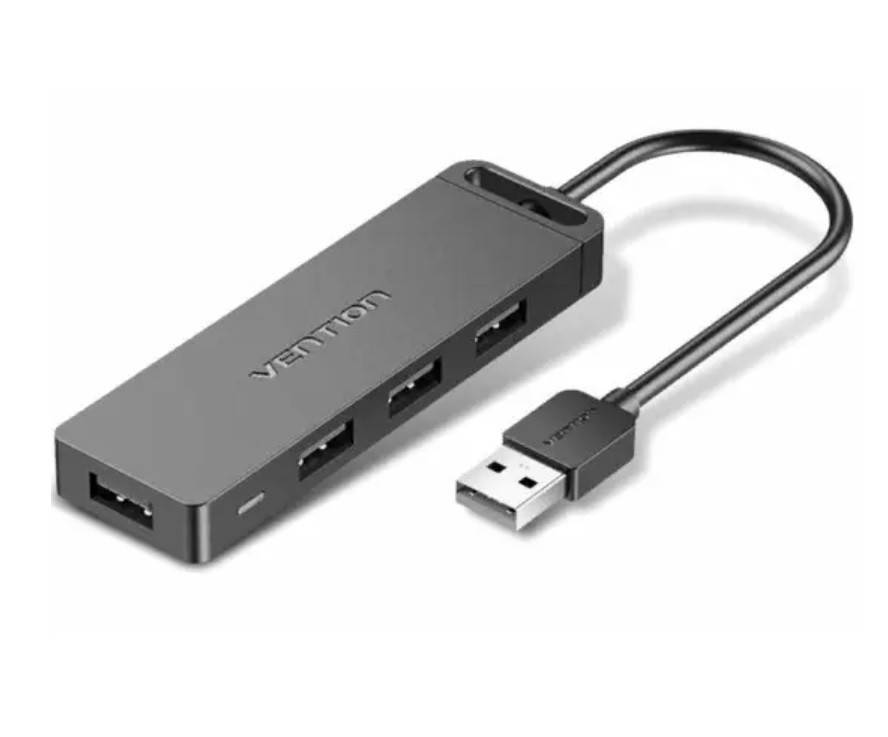 

USB-хаб Vention USB 2.0 на 4 порта с micro USB питанием разветвитель usb-hub