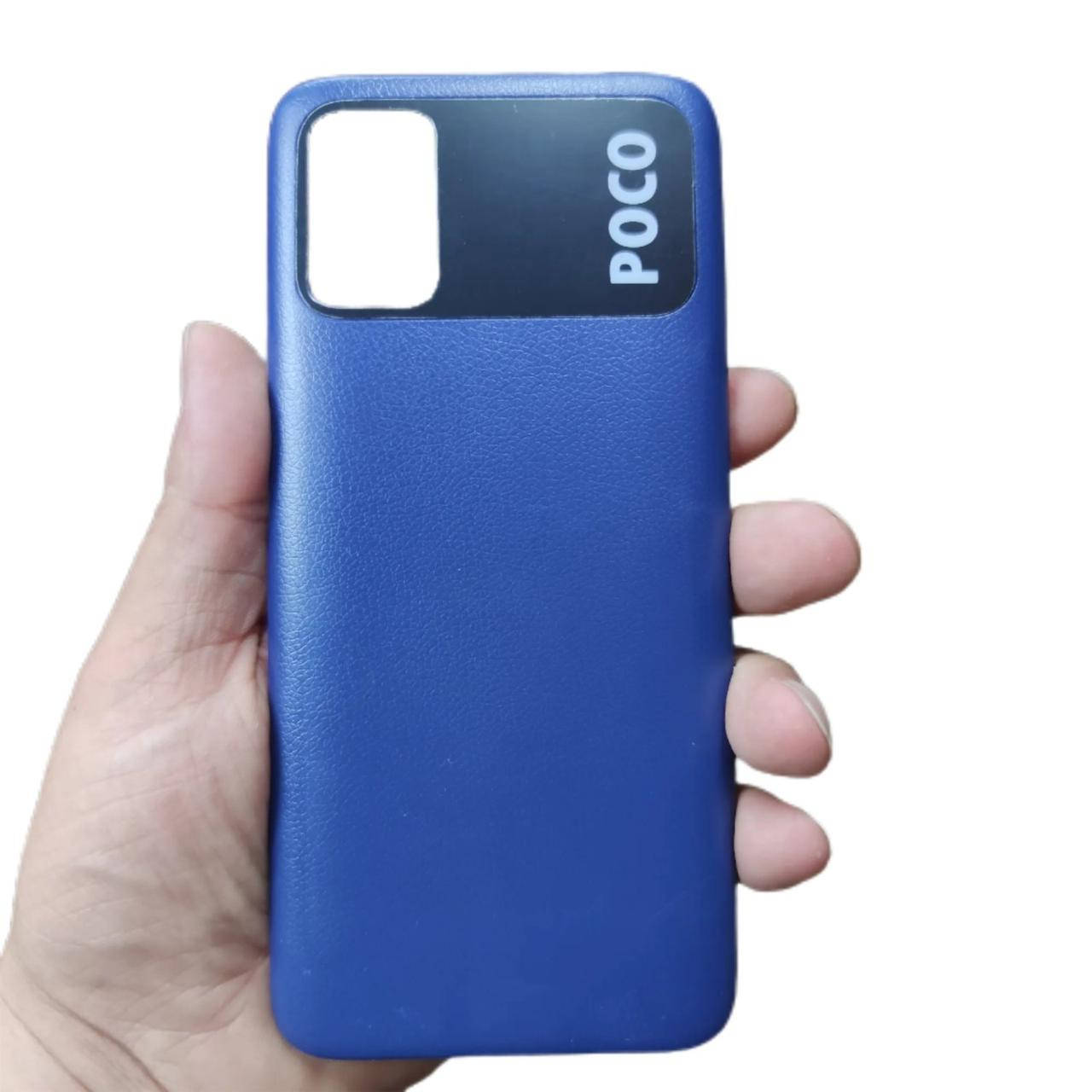 

Крышка корпуса Xiaomi Poco M3 синяя, Синий