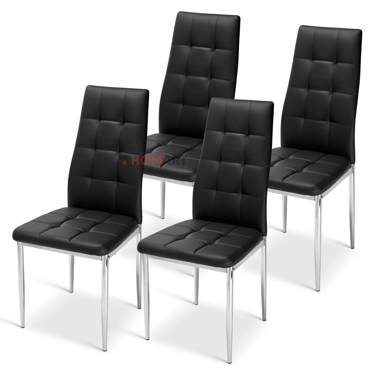 

Стулья кухонные набор 4 шт Homart LCM-006B черный (9299)