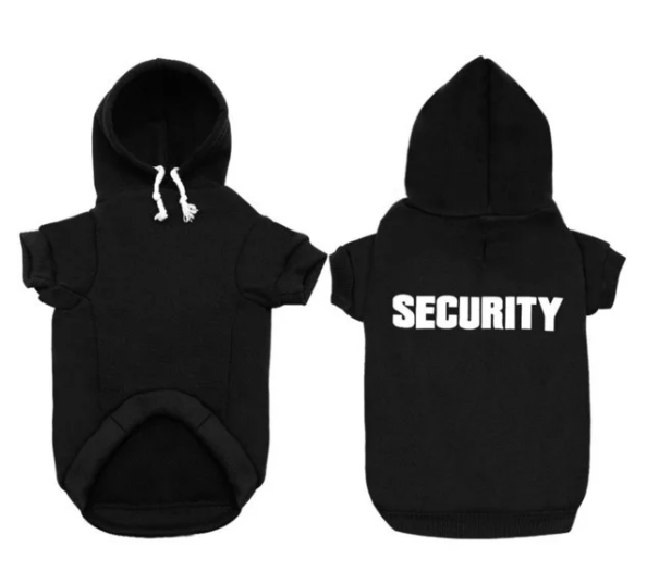 

Одежда для домашних животных, толстовка Security для котов, размер L