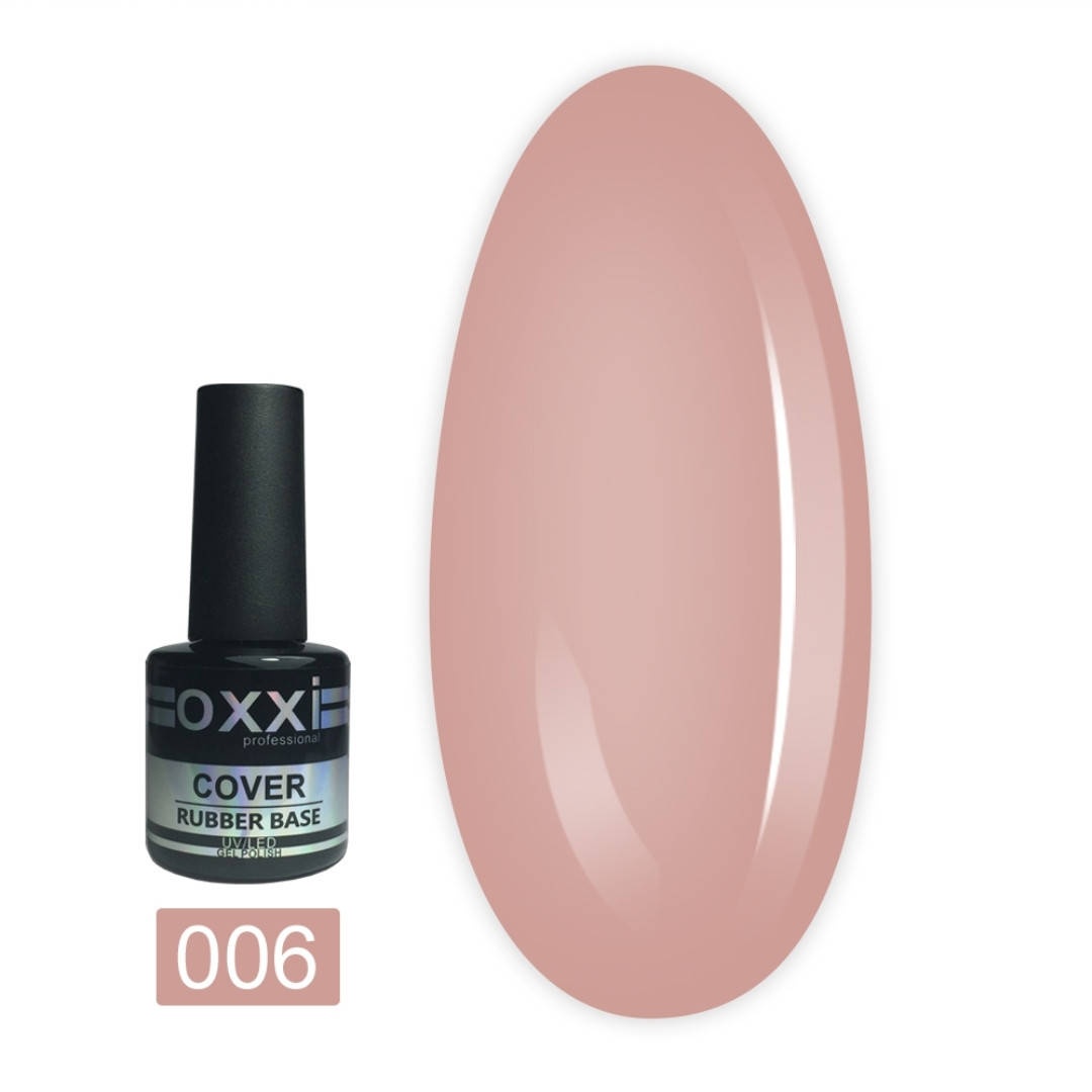 

OXXI Cover Base №6 - камуфлирующая база для гель-лака,15мл