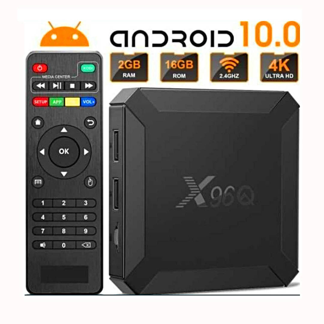 

X96Q 2/16 GB Android полностью настроенные смарт приставки, более 900 каналов бесплатно.