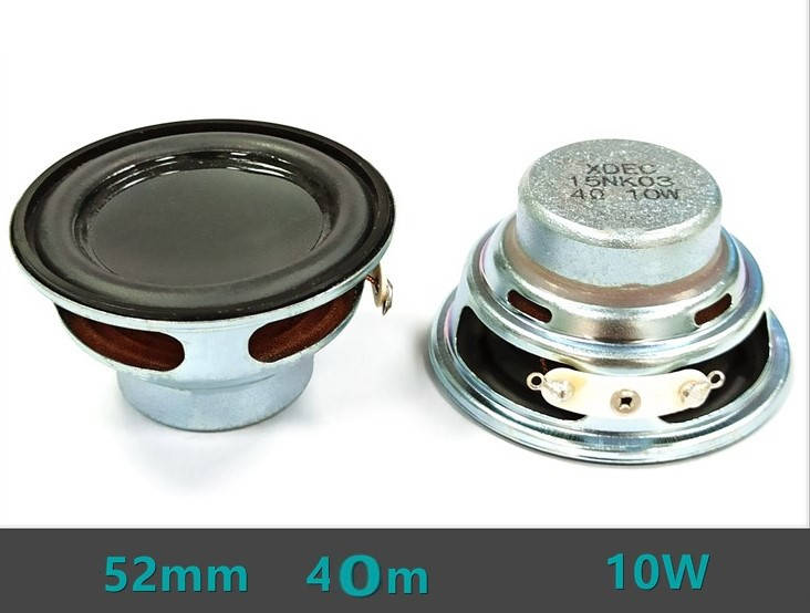 

Динамик 10W (Вт) , 4 Om, 52 mm