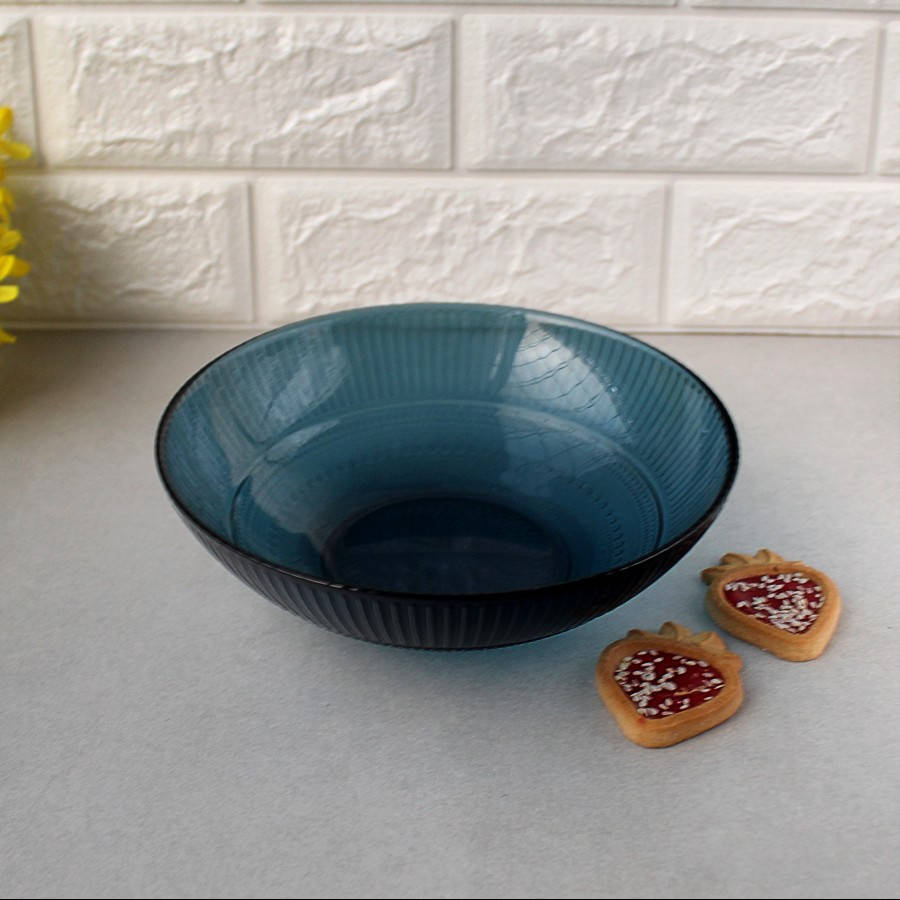 

Тарелка суповая цветная стеклянная Luminarc Луиз Лондон топаз 200 мм (Q1562), цветная посуда Люминарк, Синий