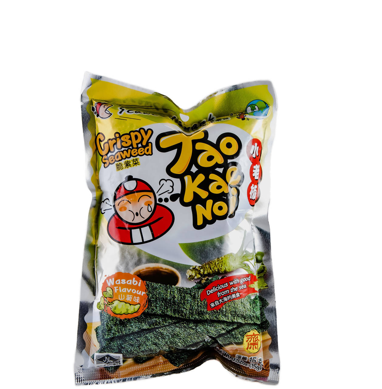 

Нори снек с васаби Taokaenoi 15 г