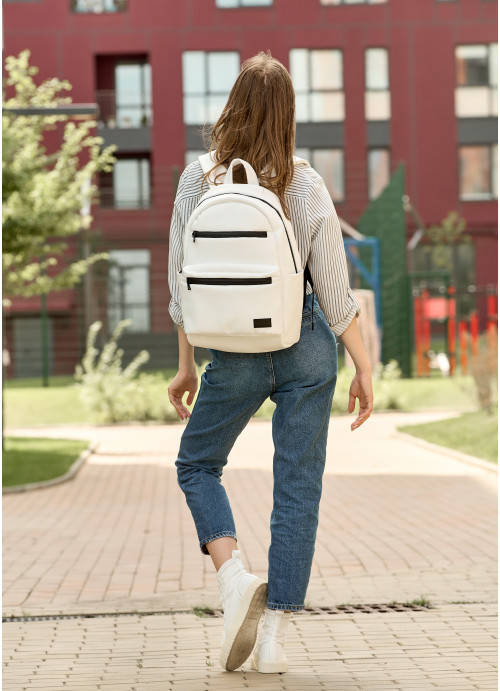 

Рюкзак женский для прогулок Рюкзак женский Рюкзак для девушки Рюкзак для женщин Женский рюкзак белый