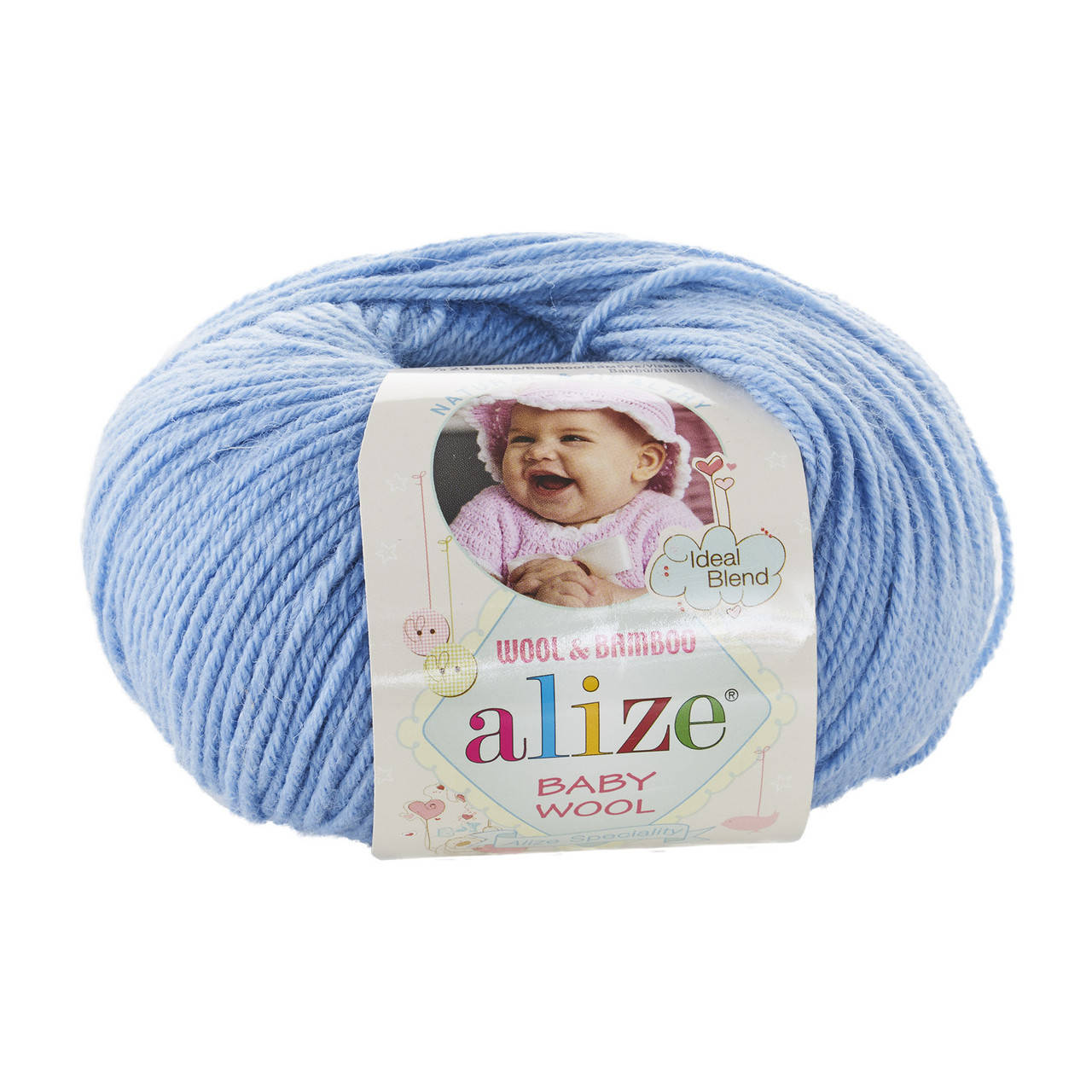 

Alize Baby wool (Ализе Беби вул) 40 детская пряжа, Разные цвета
