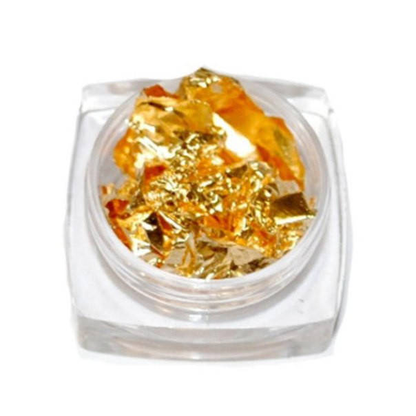 

Фольга жатая в баночке ( золото ), Золотистый