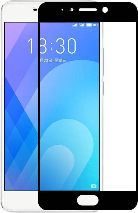 

Защитное стекло Tempered Glass Full Cover Meizu M6 Note black, Черный