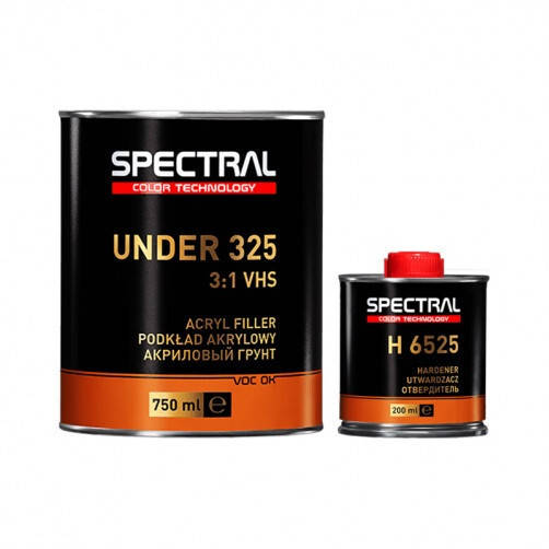 

Акриловый грунт для авто Spectral Under 325 мокрый по мокрому 750 мл, Серый