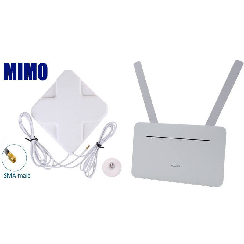 

Комплект 4G роутер Huawei B535-232 + антенна MIMO (скорость до 300 Мбит/c)