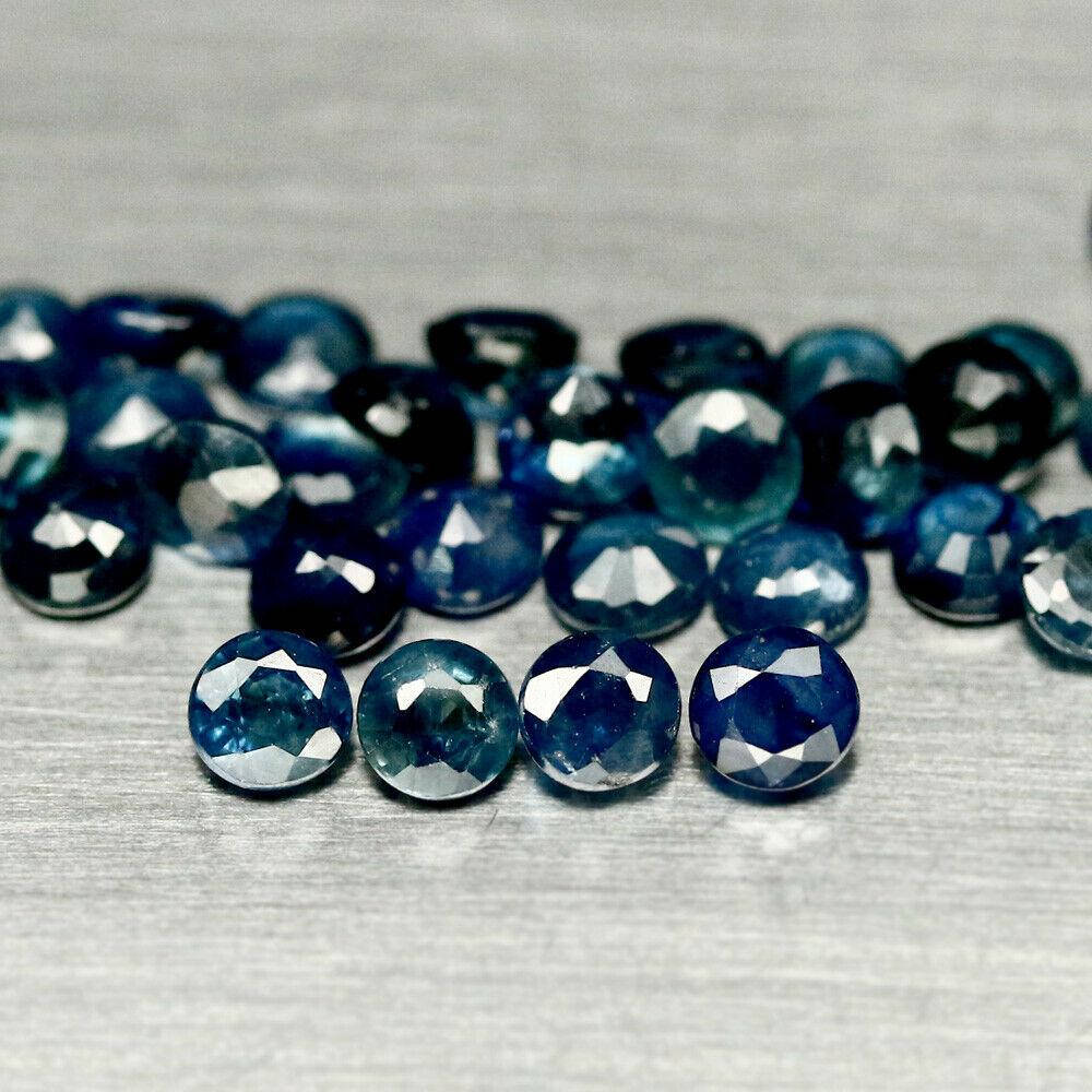 

Натуральный синий Сапфир круг 3.4-3.9мм 0.27ct