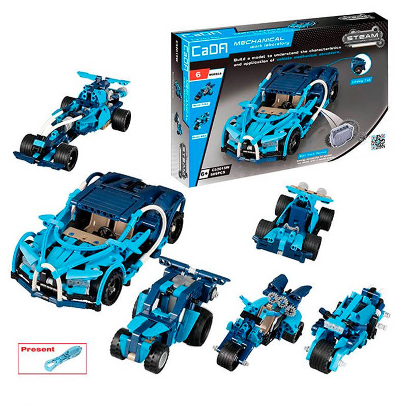

Конструктор CaDa C52015W Technic "Bugatti Chiron" 6 в1, 509 дет.